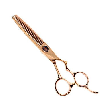 Above-ERGO-Rosegold-thinner 35T Rose Gold No-Line Blending Hair Cutting Shears – 6.0